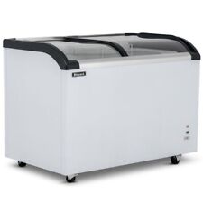 NEW BLIZZARD CURVED GLASS LID CHEST FROZEN FOOD ICE CREAM DISPLAY FREEZER 320L