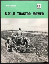 McCORMICK B-21-U TRACTOR MOWER