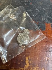 Home Guard Lapel Badge KC Silver 26 mm VINTAGE Org