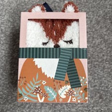 Fatface Fox Fluffy Socks New