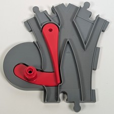 Lego Duplo Dark Grey Train Track Railway Junction Switch Plate old style