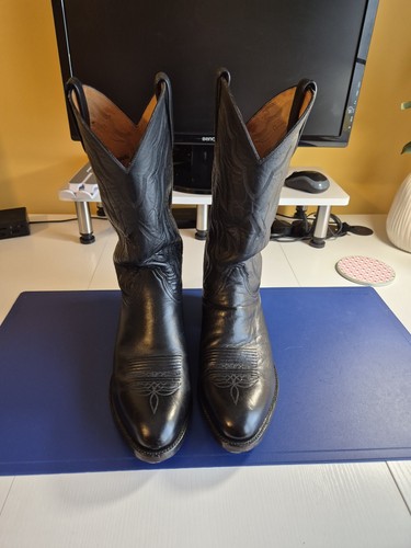 Lucchese vintage black leather - lucchese,