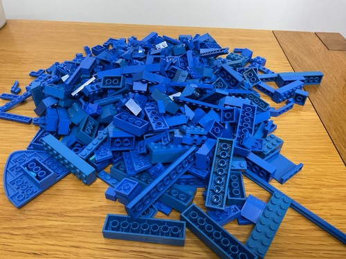 Lego loose bricks - lego, blue