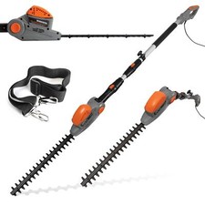 Long Reach Electric Hedge Trimmer Corded 550W Extendable Pole Saw Terratek