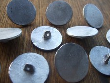 Pewter buttons 24mm flat with