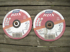 2 NORTON BDX Metal Cutting Disc Cranked 230 x 3.2 x 22.23  695146 , A24R , BF42