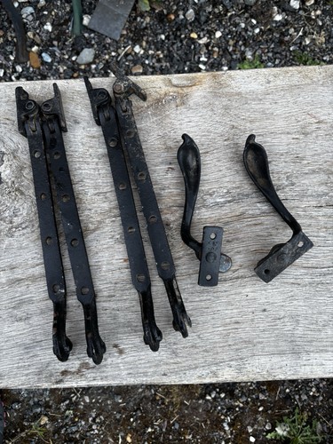 Cast iron window - cast, latches