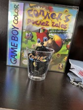 Conker Live & Reloaded Promo  Shot Glass E3 Conker's Bad Fur Day Xbox N64