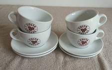Costa Coffee Cups And Saucers Set Of 4 - Medium - Mugs - Very Good Condition