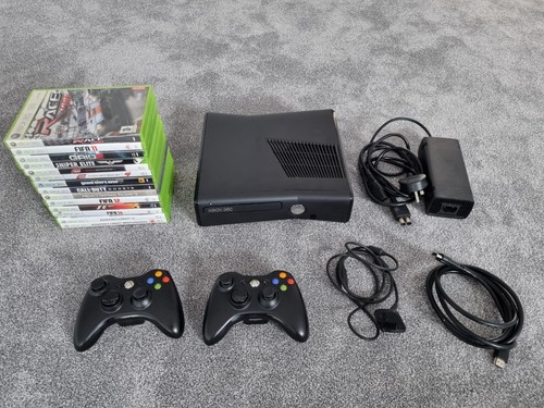 Xbox 360s black console bundle - xbox,