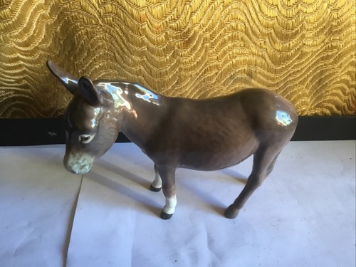 Vintage beswick brown donkey - brown,