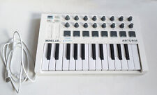 Arturia MINILAB MK II Portable USB MIDI Keyboard Controller, 25-Key, white