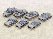 15mm WW2 all metal Early War German Tanks x7 Command Decision Skytrex 22754