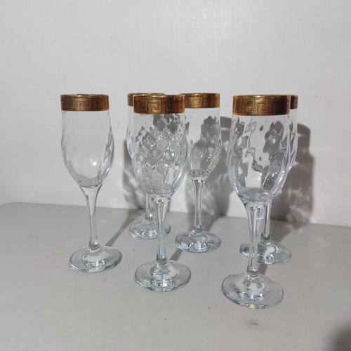 Gold rimmed greek pattern - rimmed,