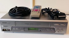 Sharp VC-MH715 6-Head Hi-Fi Stereo VHS VCR Player Recorder+Remote+SCART+HDMI