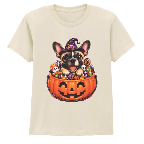Halloween french bulldog - halloween, kids