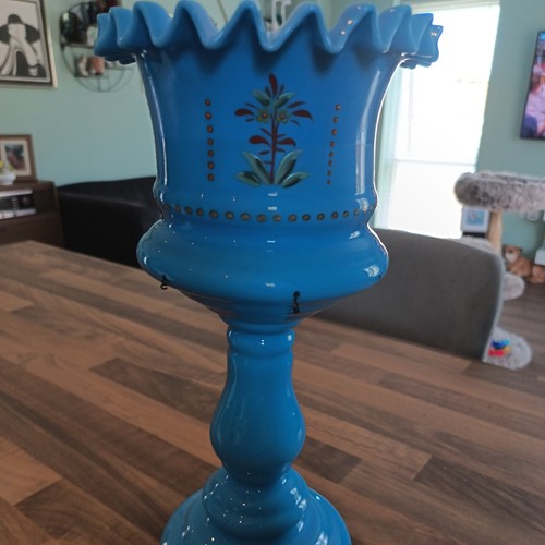 Antique victorian bristol - victorian, blue