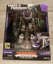 Transformers Titanium Series Die-Cast Menasor Figure G1 RARE SDCC New & Sealed