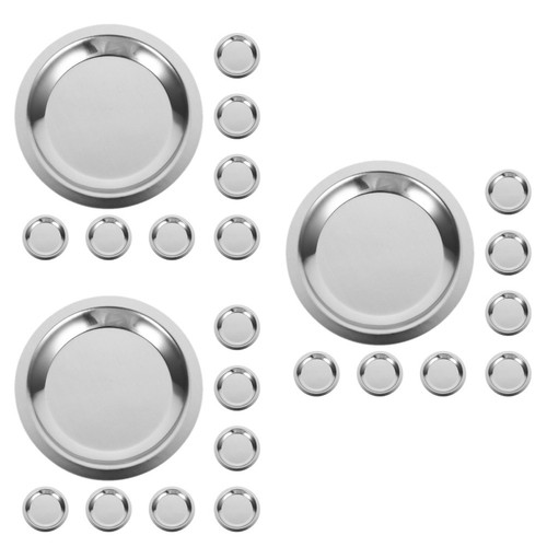 Metal wine coaster silver heat - wine,