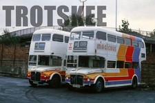 35mm Slide London Transport AEC Routemaster Park Royal RM831 EDS341A 1989