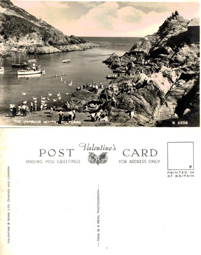 Vintage postcard the harbour - postcard,