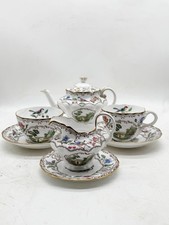 ANTIQUE SPODE'S GOBELIN TEA SET FOR JAMES SHOOLBRED & CO LONDON COPLAND TEAPOT