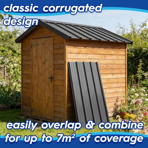 Galvanised metal roofing - galvanised,