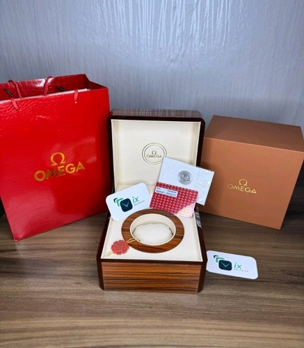 Omega authentic wooden watch - omega,