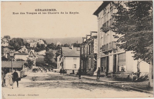 Gerardmer postcard rue des - gerardmer,