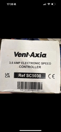 Vent axia sc5030 amp - 3.0,