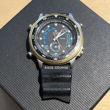 A Rare Citizen Yacht Timer 6840-G80116 Lume Dial Black Dial (Not Working)