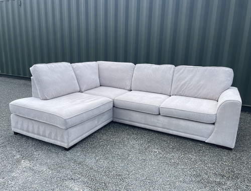 Light grey corner sofa - grey,