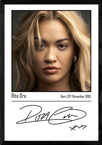 Rita ora autograph signature - ora,
