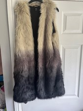 F+F Black Brown Cream Faux Fur