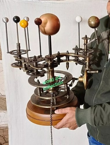 Antique brass orrery - antique,