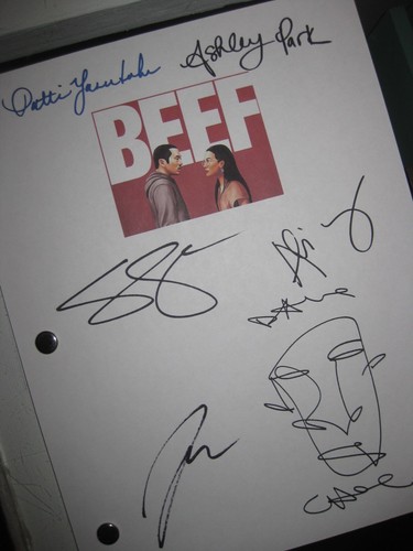Beef pilot signed script x6 - signed, tv