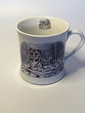 Lovely  Leonardo Collection Tiger Mug With Coaster 