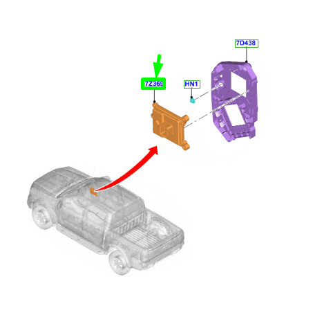 Ford ranger ecu - ford, module