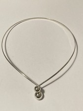 Ladies Sterling Silver Double