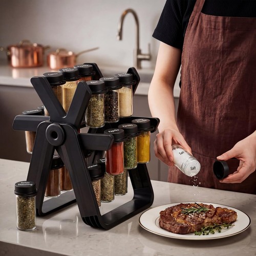 Carousel rotating spices rack - carousel,