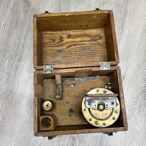 Antique brass optical plummet - antique,