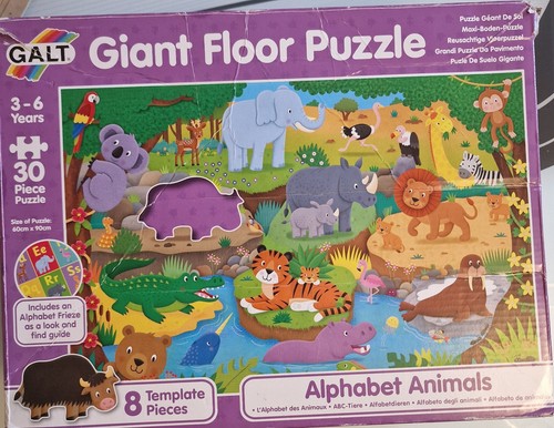 Giant floor puzzle - puzzle, alphabet