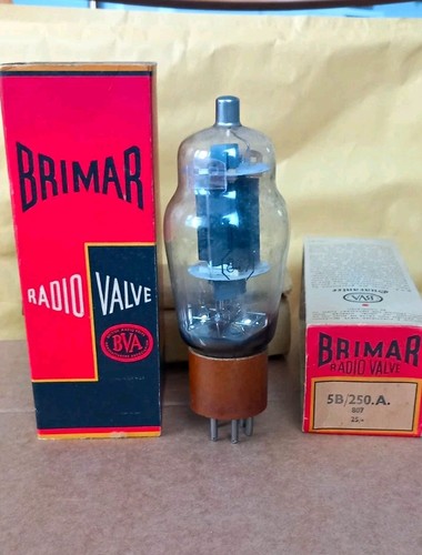 Brimar 807 radio valve vacuum - brimar,