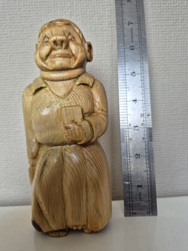 Hand carved caricature figure - hand,