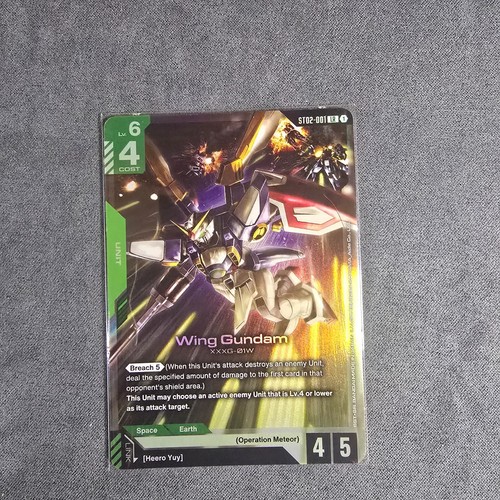 Wing gundam card game - wing,