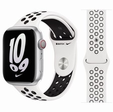 Genuine Apple Watch Nike Sport Band SUMMIT WHITE / BLACK 49mm 46mm 45mm 44mm