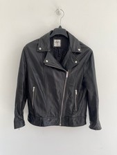 Zara Biker Jacket Black Real