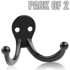 Double coat hooks twin - double,