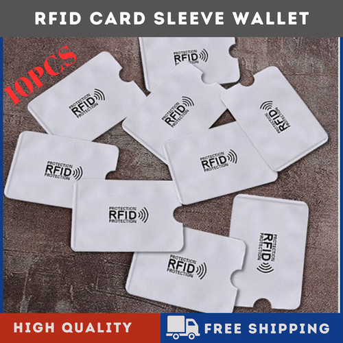 10pcs rfid card sleeve - 10pcs, wallet