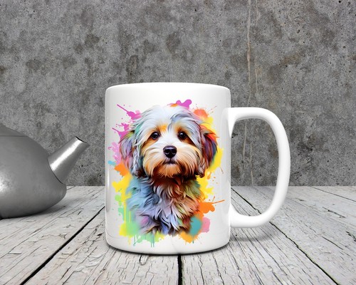 Havanese dog 11oz coffee mug - dog,